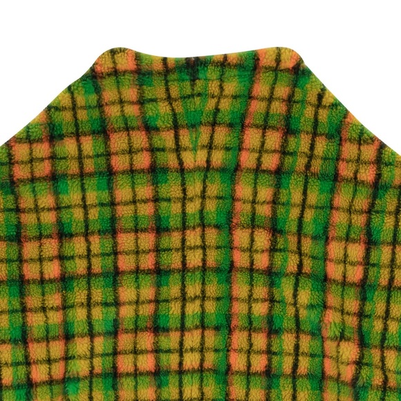 LOEWE EYE/NATURE/LOEWE ELN Green Check Multi Leece Anorak Jacket Size 52EU/US XL - Picture 4 of 4